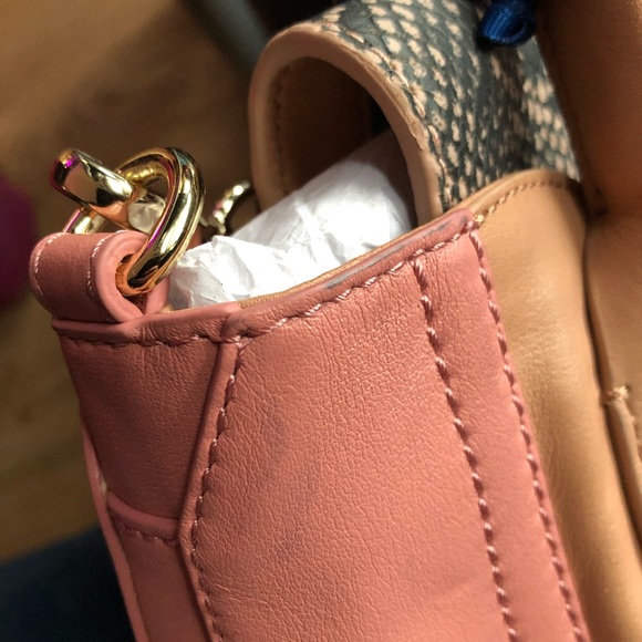 Pour La Victoire Provence Mini Satchel Dusty Pink Multi - Picture 11 of 16